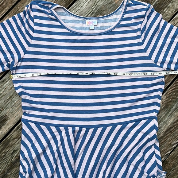 LuLaRoe fun Georgia striped dress 2XL - Picture 6 of 10